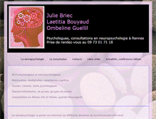 Tablet Screenshot of neuropsychologue-rennes.fr